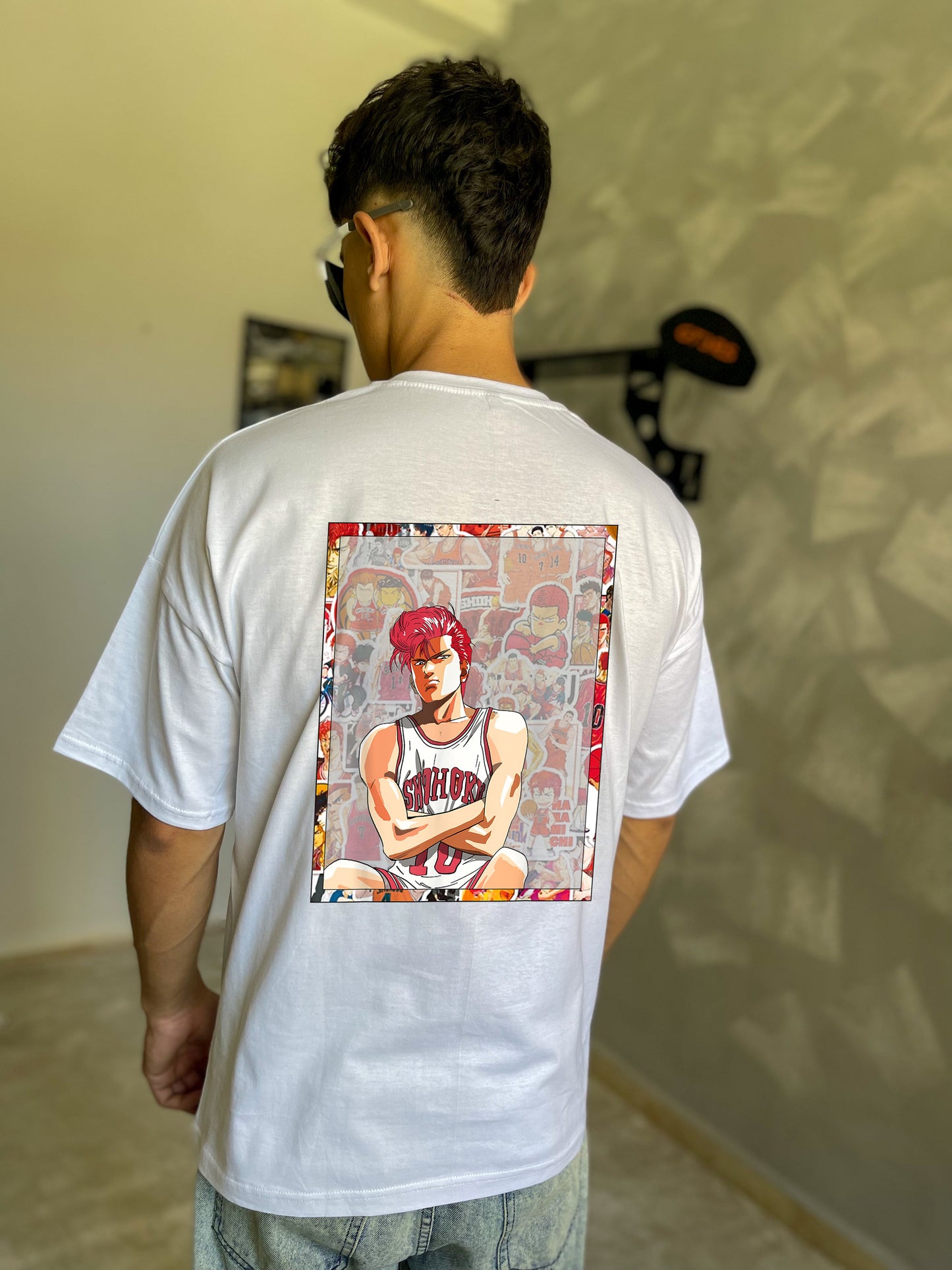 Oversized Slam Dunk T-Shirt – Iconic Basketball Manga Design