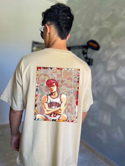 Oversized Slam Dunk T-Shirt – Iconic Basketball Manga Design