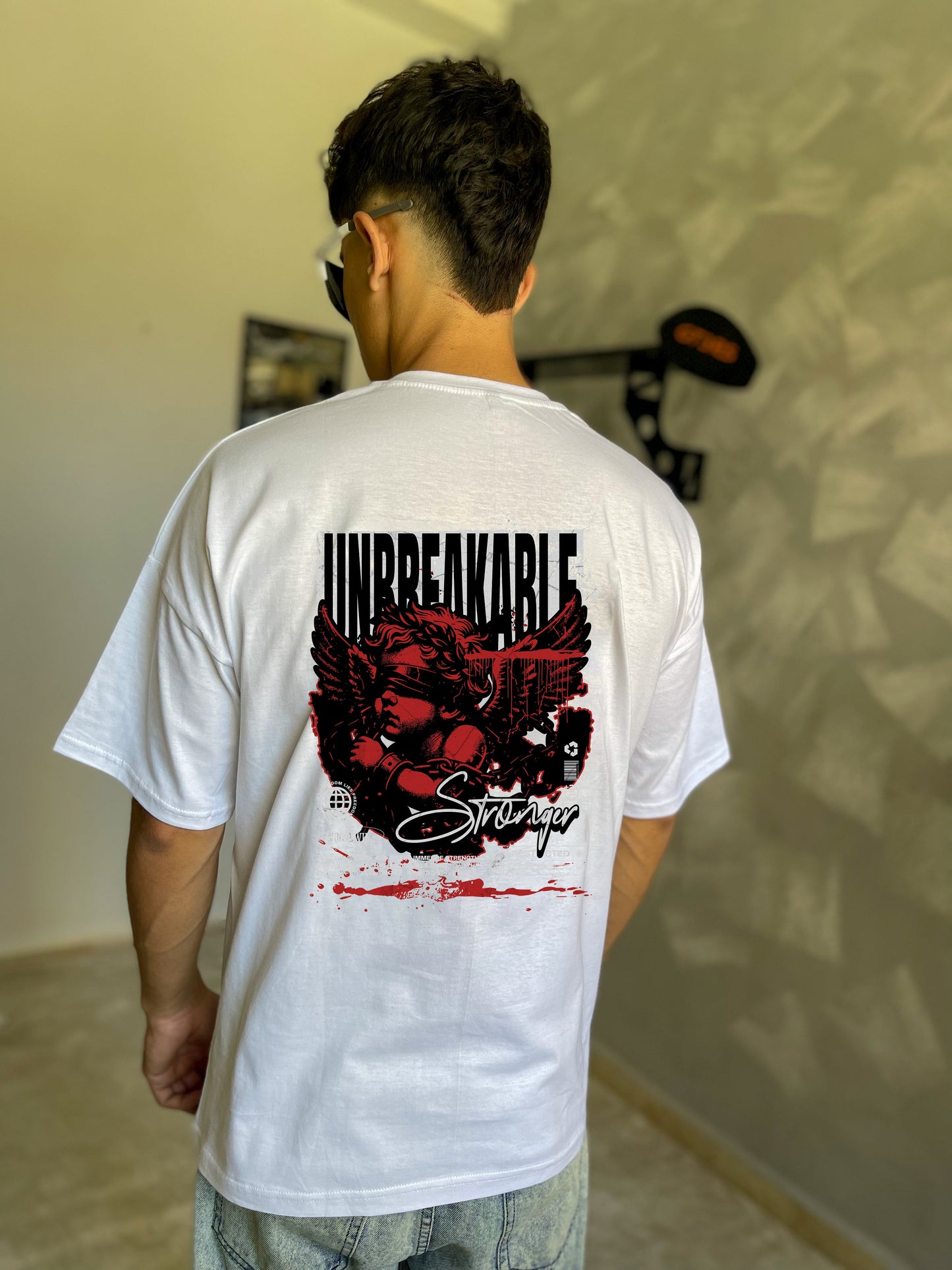 Unbreakable Warrior Graphic Tee - Midnight Black Edition